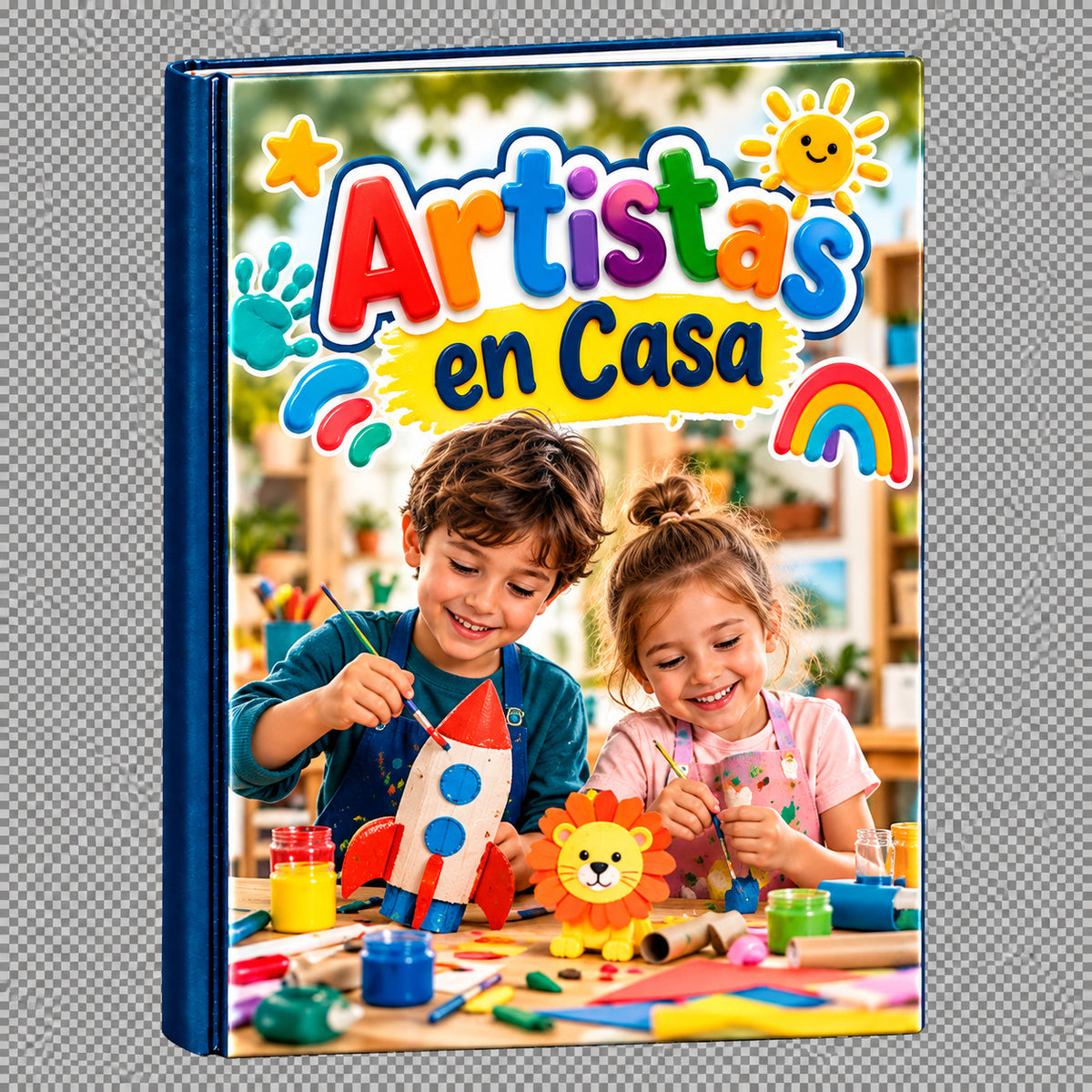 Artistas en casa™ - 80 actividades para pintar, modelar