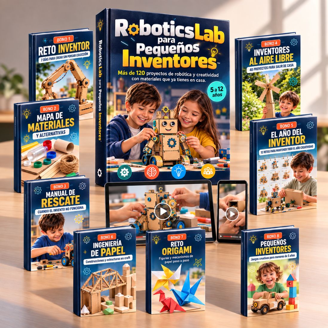 Sistema RoboticsLab para Pequeños Inventores™+ 8 BONOS PREMIUM 🎁