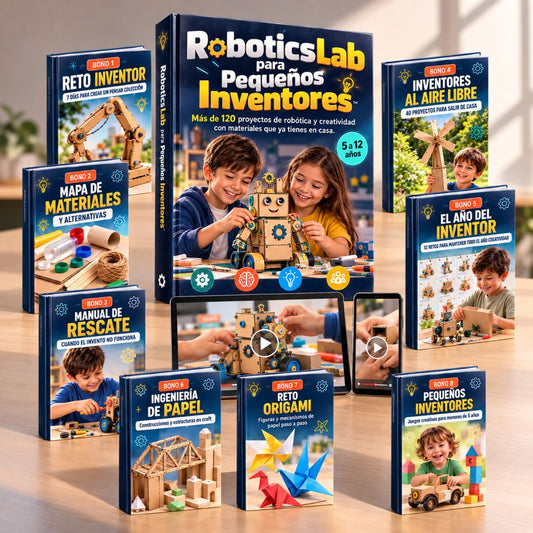 Sistema RoboticsLab para Pequeños Inventores™+ 8 BONOS PREMIUM 🎁